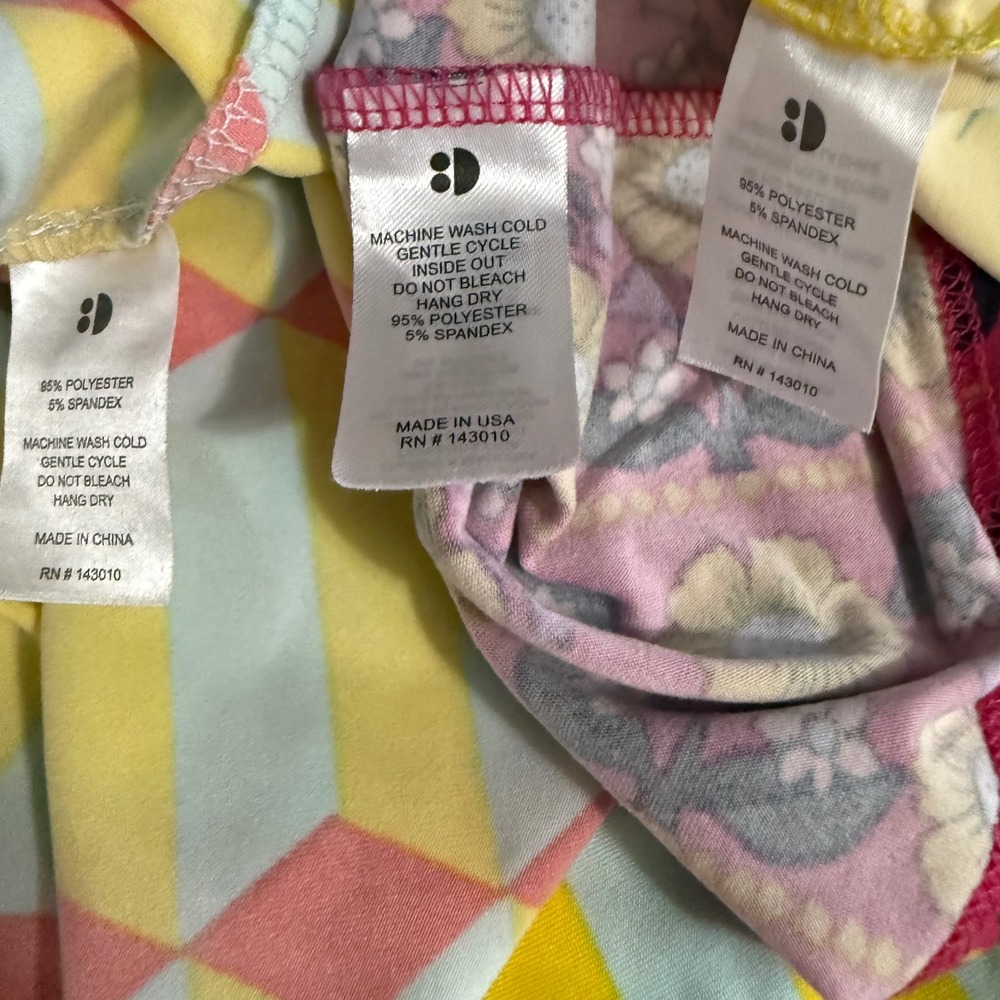 Dot Dot Smile Girls 3 Piece Dress Bundle Easter Bunny Floral Geometric Size 5-6 - Picture 10 of 10